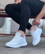 Resim Wagoon WG063 Beyaz Triko Erkek Spor Ayakkabı 