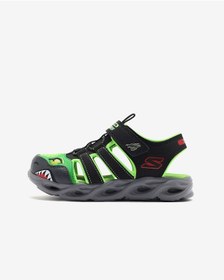 Resim SKECHERS Thermo-splash - Hydro-flare Büyük Erkek Çocuk Siyah Işıklı Sandalet 400613l Bklm 