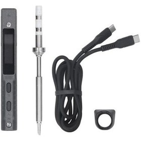 Resim Miniware Ts101 Akıllı Havya Sıcaklık Ayarlanabilir Mini Akıllı Elektrikli Havya Seti Usb Tipi C 65w Dc9 24v 