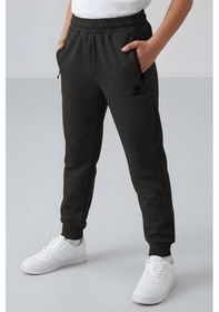 Resim Tommylife Antrasit Melanj Erkek Çocuk Jogger Fermuarlı Cep Standart Kalıp Manşetli Eşofman Alt - 64042 Antrasit Melanj 