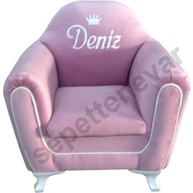 Resim Isme Özel Şeritli Çocuk Koltuğu Pembe (316327780) Pembe 