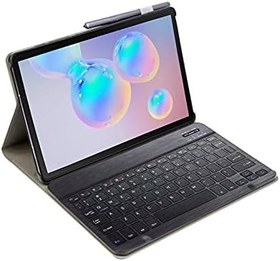 Resim Microcase Samsung Galaxy Tab S6 10.6 Tablet T860 T867 Bluetooth Klavyeli Standlı Kılıf - BKK1 