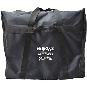 Resim Nurgaz Kuzineli Şömine Çantası - Siyah 