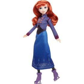 Resim Disney Karlar Ülkesi Buz Pateni Temalı Anna Bebek JBG54 