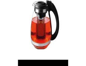 Resim Mbb E-Ticaret Çelik Süzgeçli Cam Çaycı Servis Demlik 1500 Ml. ROYALEKS-7488 