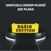 Resim CybillStore Basık Edition Vantuzlu Dekor Pleksi Plaka 