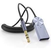 Resim Kuulaa Usb Bluetooth 5.0 3.5 Aux Receiver Aux Wireless Araç Kiti Siyah (551640132) 