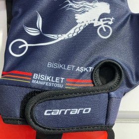 Resim Carraro Medium Kısa Parmak Eldiven Lacivert 