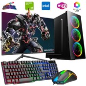 Resim COLLECT INTEL I5 4N 8GB 480GB SSD 4GB GTX1050TI 24" Monitörlü Oyun Bilgisayarı 