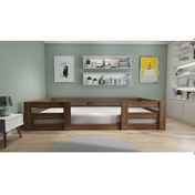 Resim Herseycik Ninnimo Montessori 90X190 Yatak Uyumlu Karyola Y13-2 Ceviz 