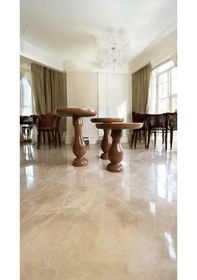 Resim Ahşap Mantar Sehpa 3 Lü Set Kahverengi Doğal Zigon Ve Fiskos Sehpa Kahverengi 