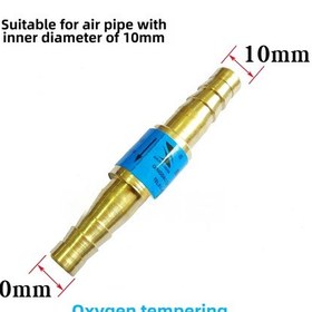 Resim Springsun Mavi Bakır Oksijen Geri Ateş Engeli Derisi Boru Tipi, 10mm - Yangın Önleyici, Güvenli Kuruşaklı Gaz Boruları İçin 