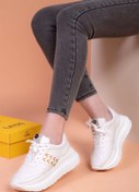 Resim layki Astana Beyaz Renkli Kadın Sneaker Rahat Yürüyüş 