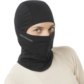 Resim Salomon Absolute Balaclava Unisex Siyah Kar Maskesi 