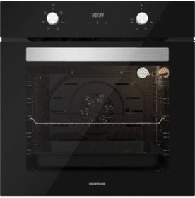 Resim Silverline BO6502B01 - CS5349B01 - 3457 SOHO Siyah Cam Ankastre Set 