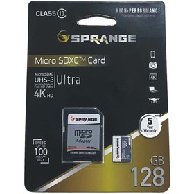 Resim SPRANGE 128 Gb Hafıza Kartı 4k Hd Yüksek Performans 