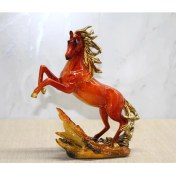 Resim Polyester Şahlanmış At Figürü ALK4589 