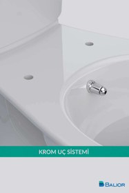 Resim BALİOR Klozet Taharet Çubuk Ucu Krom Perlatör 