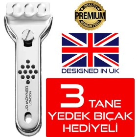 Resim Jo Moyner Cam Buz Kazıyıcı 3 Tane Yedek Bıçak Hediyeli 