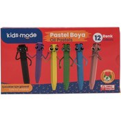 Resim Kidsmode Yağlı Pastel Boya Altıgen 12 Renk 