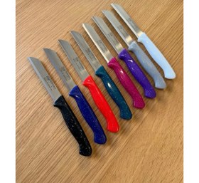 Resim Solingen Renkli Mutfak Seti - 1 Adet Rondo + 6 Ll Meyve Bıçağı + 1 Adet sebze Bıçağı + 1Adet soyacak 