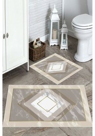 Resim Multi Kaymaz Taban Tasarım Banyo Paspas Bb-101 çok renkli 