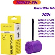 Resim Fortunelane Gustavo Tpu Lastik, 700c Bisiklet İç Lastik, 23-50c, Presta Valf, Dayanıklı Lastik 