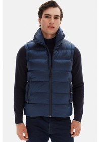 Resim Twn Slim Fit Saks Mavi Düz Yelek Mont 3ecy70501502m 750 
