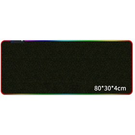 Resim Cbtx Büyük RGB Mouse Pad Gaming Fare Matı - Siyah 80 x 30 x 4 CM Siyah Waterproof 