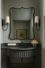 Resim Assos Asimetrik Duvar Aynası - 102 x 70 Cm / Krom - Hassastır - / Gün Işığı LED 