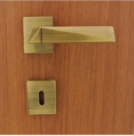 Resim System Agate Antik Sarı Abm Rozetli Kapı Kolu 