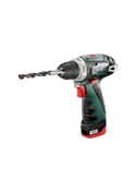 Resim Metabo Powermaxx BS 12V 2 Amper Bez Çantalı Tek Akülü Matkap 