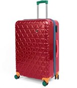 Resim Louisiana Polo 1089 Polikarbon 4x2 Teker Bordo Büyük Boy Valiz 