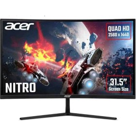 Resim Acer Nitro EI322QURP 31.5" Qhd Zeroframe Curved 1500R 165Hz 1 Ms 2560 x 1440 Hdr 400 Va LED 2xhdmı 2xdp Gaming Monitör 