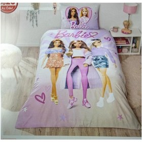 Resim Taç Barbie Shine Tek Kişilik Lisanslı Nevresim Takımı 