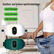 Resim Elektrikli Karın Masaj Kemer, USB Şarj Edilebilir - Fitness Elektrikli Masaj - Dış Mekan Taşıma İçin Uygun, Dahili Lityum Polimer Pil - Ofis ve Spor Kullanımı İçin Uygun - Çiftler İçin Mükemmel Bir Hediye 