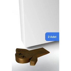 Resim Evene Kapı Stoperi Altın Eskitme Renk Dekoratif Kapı Tutucu Durdurucu 2 Adet Model 3 
