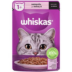 Resim Whiskas Somonlu Yetişkin Kedi Yaş Maması 85 gr 
