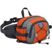 Resim Youtek Oranj Su Geçirmez Nilon Spor Bel Çantası - Dağcılık, Yürüyüş, Bisiklet İçin Çok Fonksiyonlu, Hafif Ve Organize Eden Turuncu 