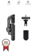 Resim Q08 Siyah Gimbal 360 Derece Uzaktan Kumandalı Taşınabilir Selfie Çubuğu Tripod Torima