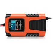 Resim Tongxida 6v/2a 12v/2a Araba Akü Şarj Cihazı Akıllı Turuncu 