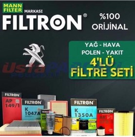 Resim Peugeot 206 1.4 Hdı Mann Filtron Filtre Bakım Seti 2002-2009 (495301151) 