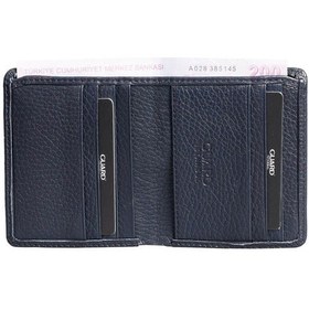 Resim Guard Leather Guard Lacivert Minimal Spor Deri Erkek Cüzdanı Çok Renkli 