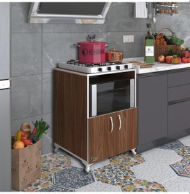 Resim Kenzlife Ocak Dolabı Aysu Cvz 85 60 57 Mutfak Modül Mini Fırın Mikrodalga Banyo Ofis 