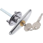 Resim Garaj Kapısı T-takviyesi Yedek Kilidi, Kapısı Kilidi T Sapı 2 Tuş 