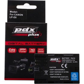 Resim Pdx Canon LPE6 Batarya Pil 2300mAh 7D Mark II,7D,5DS,5DS R,5D Mark IV,III,II,60D,60Da,70D,80D,6D 