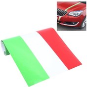 Resim Sones 5 M İtalya Bayrağı Araba Plastik Wrap Etiket Çıkartma Filmi 