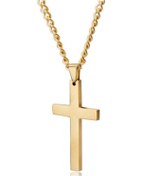 Resim Jwl Paslanmaz Çelik Haç Kolye Istavroz Kolyesi 