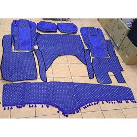 Resim pozantiaksesuardunyasi F MAX KAPİTONELİ DERİ DÖŞEME KOLTUK KILIFI VE TABAN HALI TAKIMI 