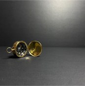 Resim hediyeconcepti Yuvarlak Pirinç Cep Pusulası 